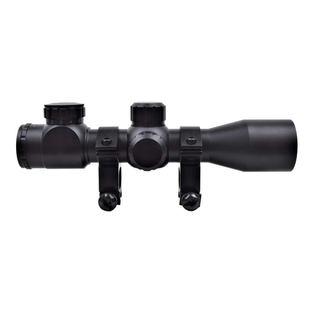 Luneta JS Zoom fix 4 diametru lentila 32mm  reticul iluminat JS-4X32E