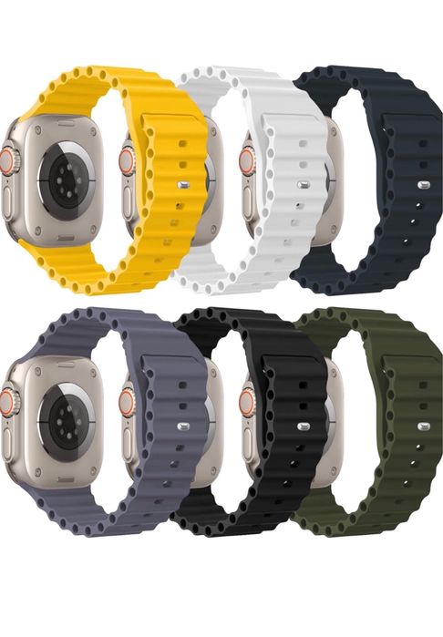 Curea Husa Tpu Silicon Gauri Laterale Ceas Apple Seria 1-10 SE ULTRA