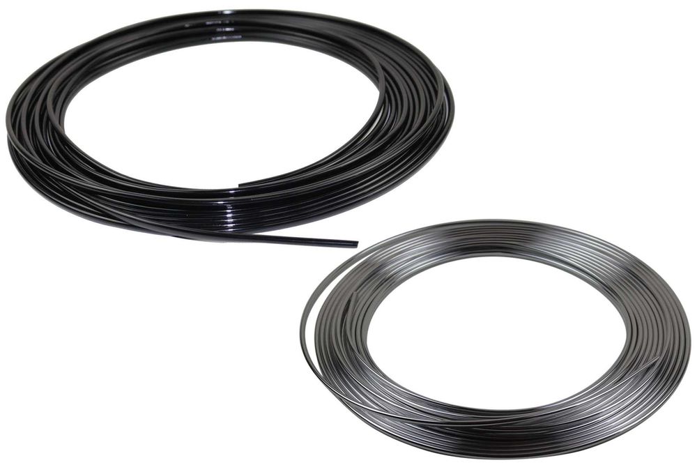 PVC U-профил Протектор Лайсна за Врата Автомобил 12 метра Хром/Черна