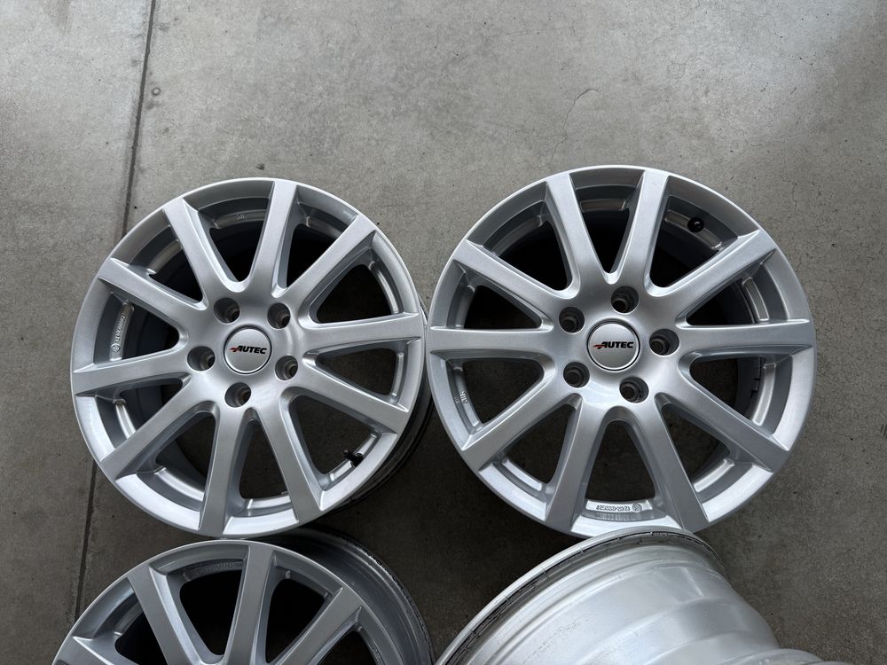 4бр. КАТО НОВИ 16” Джанти 5х112 “AUTEC” -VW/AUDI/VAG- 6,5Jx16- ET46
