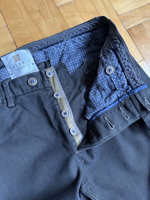 Pantaloni Teleria Zed Luxury Micro-Imprimeu Bărbați - 46