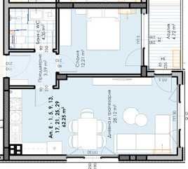 Продава се Двустаен апартамент в Пловдив, Кършияка - 75 кв.м за 980 €/кв.м - Снимка #1