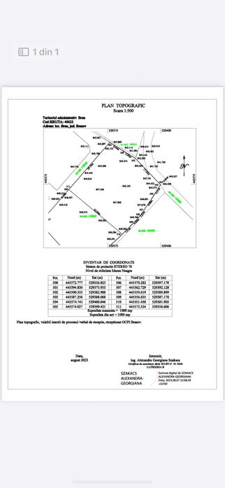 Teren 1000 mp Bran – Vedere superbă la munte