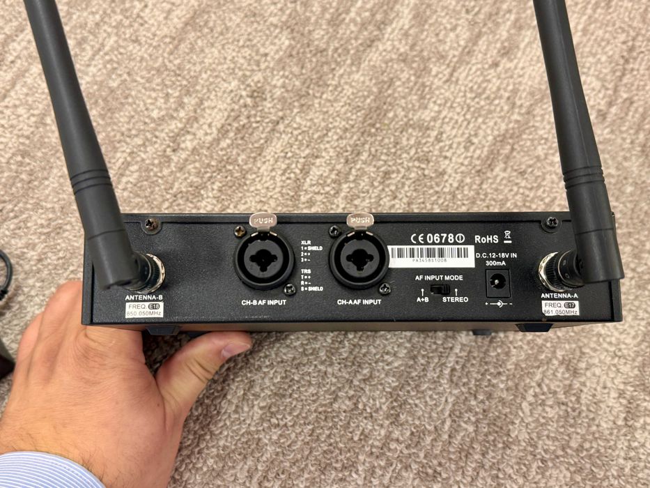 emitator wireless LD System WATS-T | 2 canale mono | IEM casti in ear