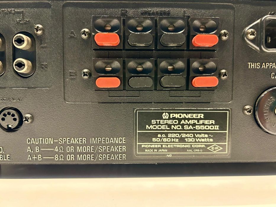 Vand amplificator Pioneer SA-5500II Vintage