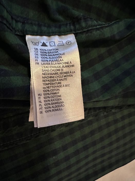 Cămașă de bumbac in carouri verde H&M | Casual & Elegantă | Mărimea S