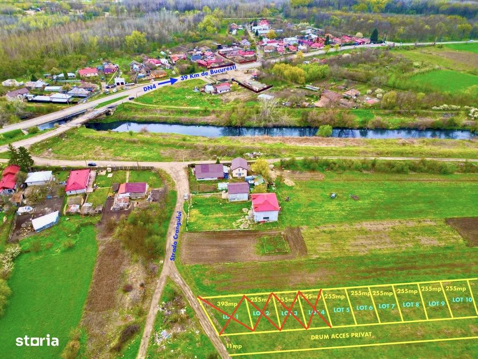 SUPEROCAZIE! Loturi casa, lângă vile, Budești, 25min București