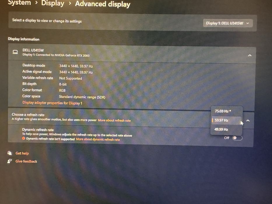 Monitor 34” monitor curbat 34” Dell u3415w 3844x1440p