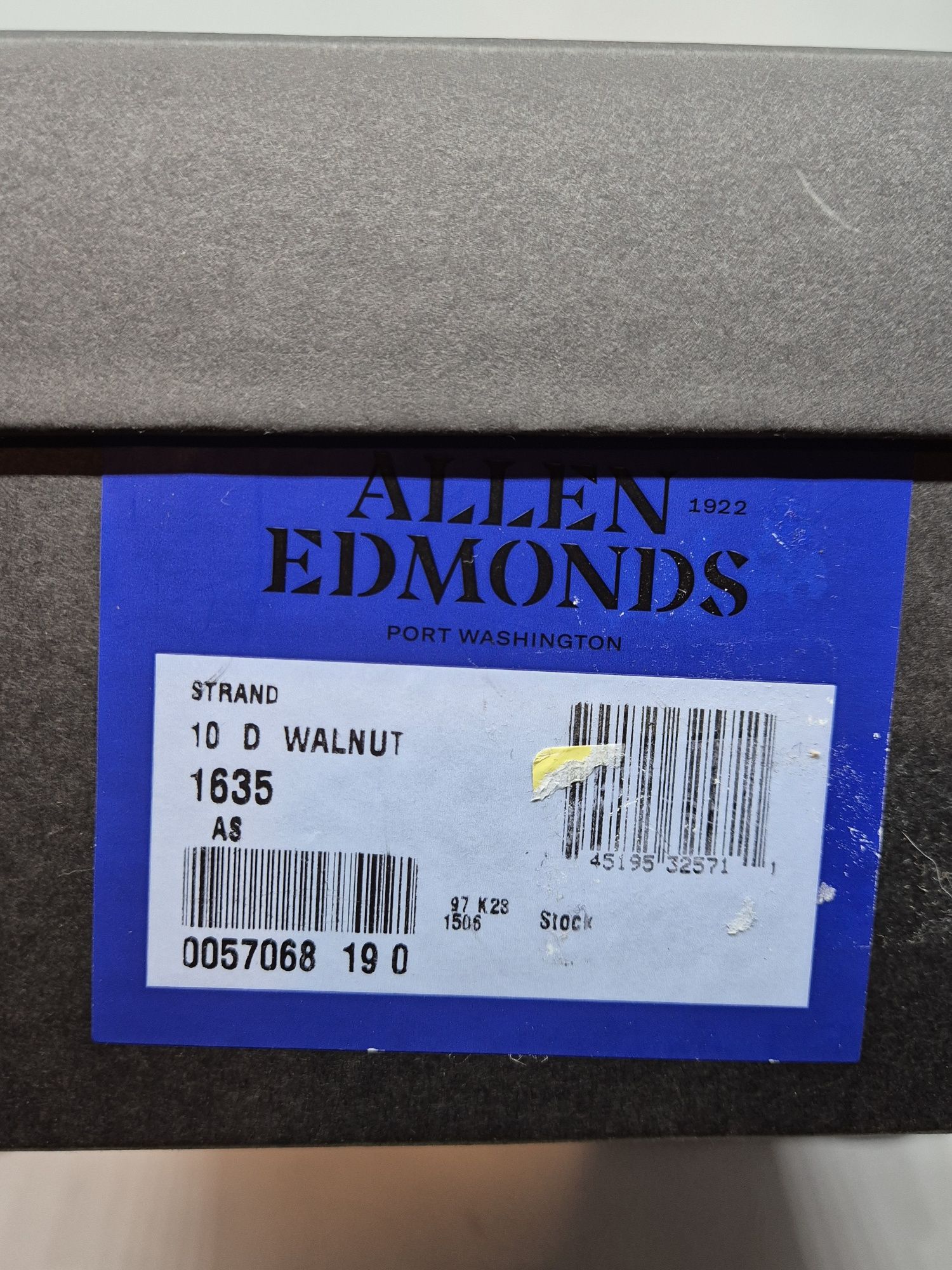 Allen Edmonds Strand Cap-toe Oxford Dress Shoe, Walnut, US 10 D/ EU 44