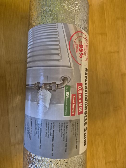Folie reflectorizanta pentru radiator / calorifer