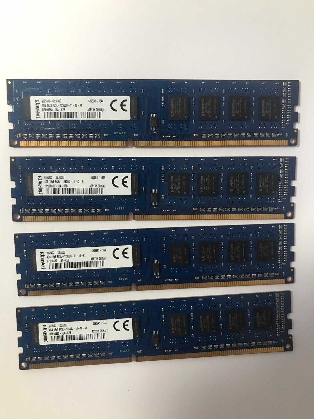 Kit Memorii 16GB/32GB DDR3 CL9 1600mhz