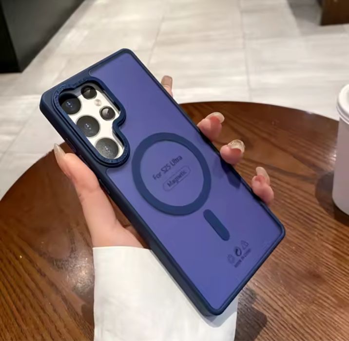 Samsung S24/S25/PLUS/ULTRA- Husa Tehno Antisoc Magsafe Inside