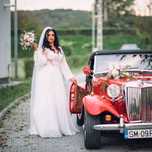 Rochie de mireasă și mărimea38. Plus trenă detașabilă și voal.