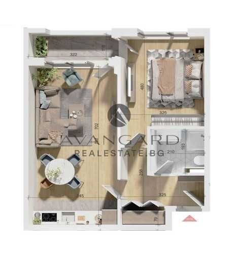 Продава се Двустаен апартамент в Пловдив, Тракия - 74 кв.м за 1852 €/кв.м - Снимка #6