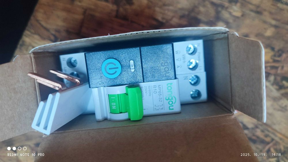 Întrerupător inteligent TONOGU WiFi 10A 2P