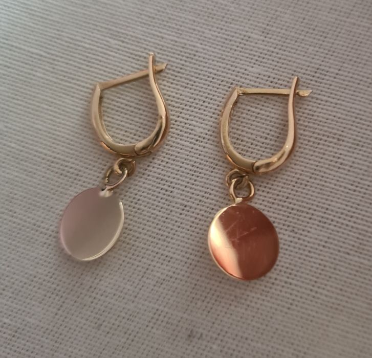 Vand cercei  aur 14 k