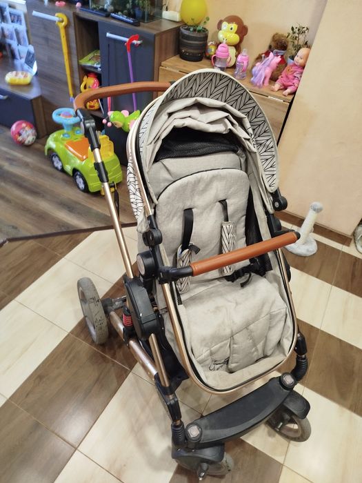 Комбинирана бебешка количка Мони + Столче за кола