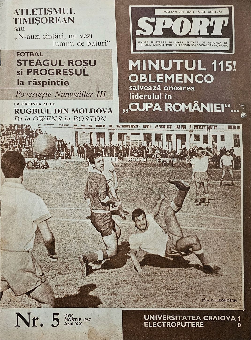 Reviste Sportul, din anii '60 și '70