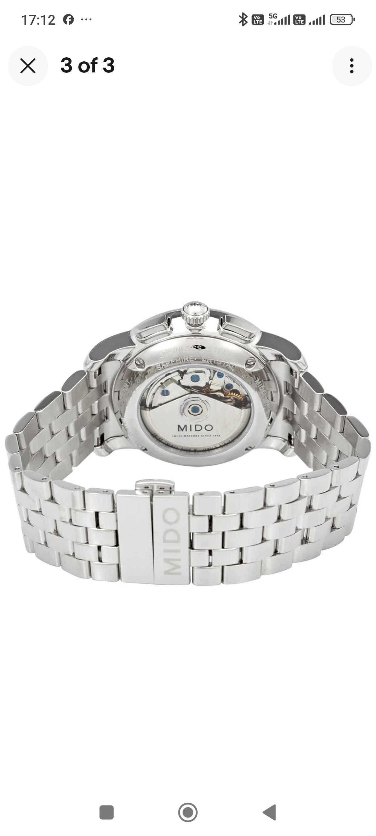 Mido automatic swiss made chrono original Мидо авто Швейцарски хроно