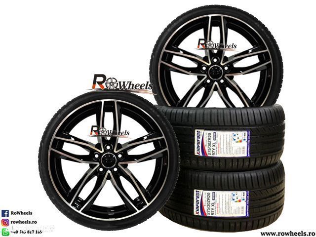 Jante AUDI 20 R20 S-Line A4 A5 A6 A7 A8 Q3 Q5 Q8 Black Polish anvelope vara