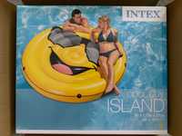 НОВ Надуваем дюшек Intex Cool Guy Island Надуваем остров
