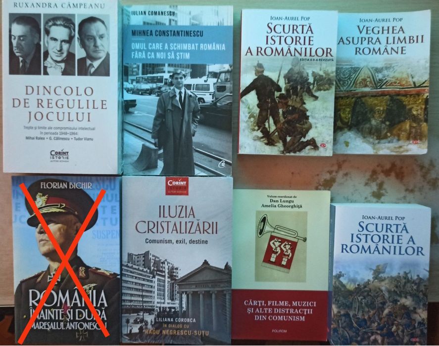 Carti de istorie despre istoria romanilor, comunism romanesc, razboaie