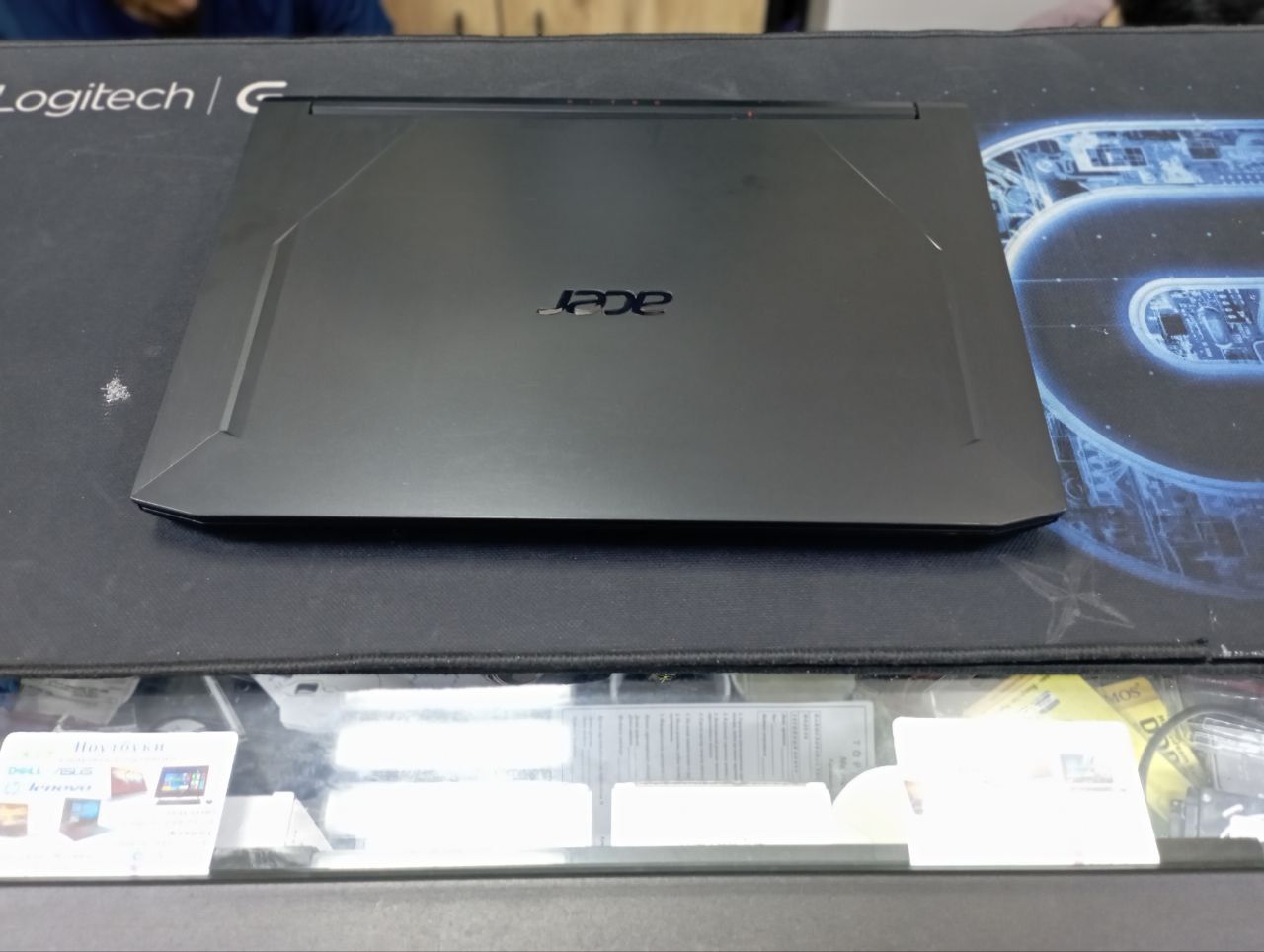 Acer nitri 5 i5/10  8ram/256 ssd/5hdd  gtx1650