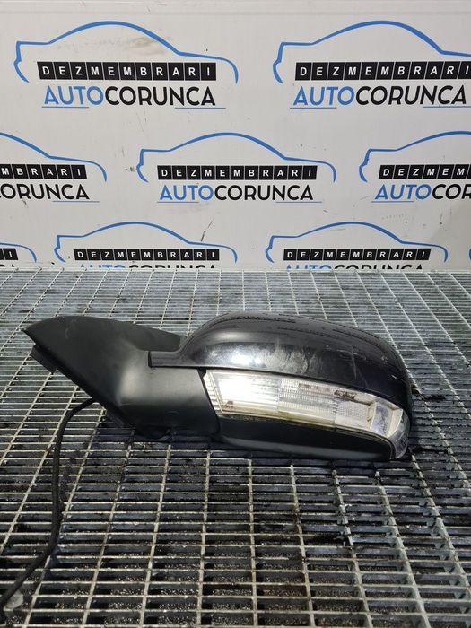 Oglinda stanga Volkswagen Touareg 7L 2003 - 2006 4 Usi NEGRU (855) Rabatabile