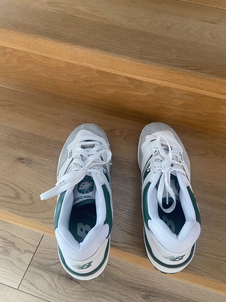 Papuci new balance 550 45.5  “white green”