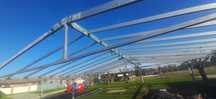 Structura metalica hala recent adusa din Ita