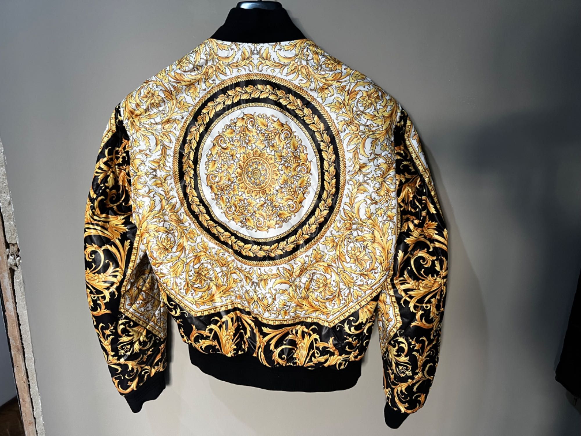 Двулицево мъжко яке Versace Multicolor Reversible Bomber Jacket