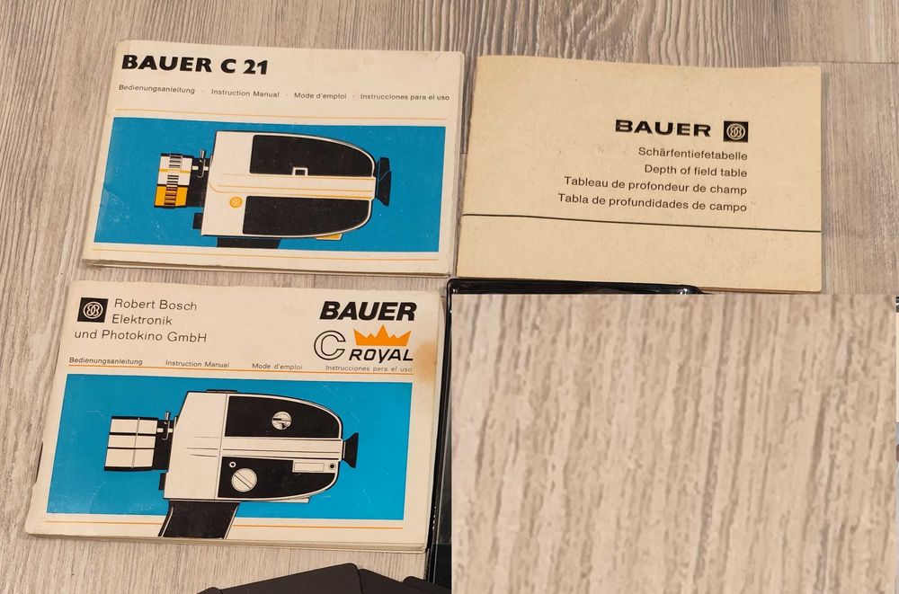 Camera Super 8 BAUER C21 stare f buna + manual!