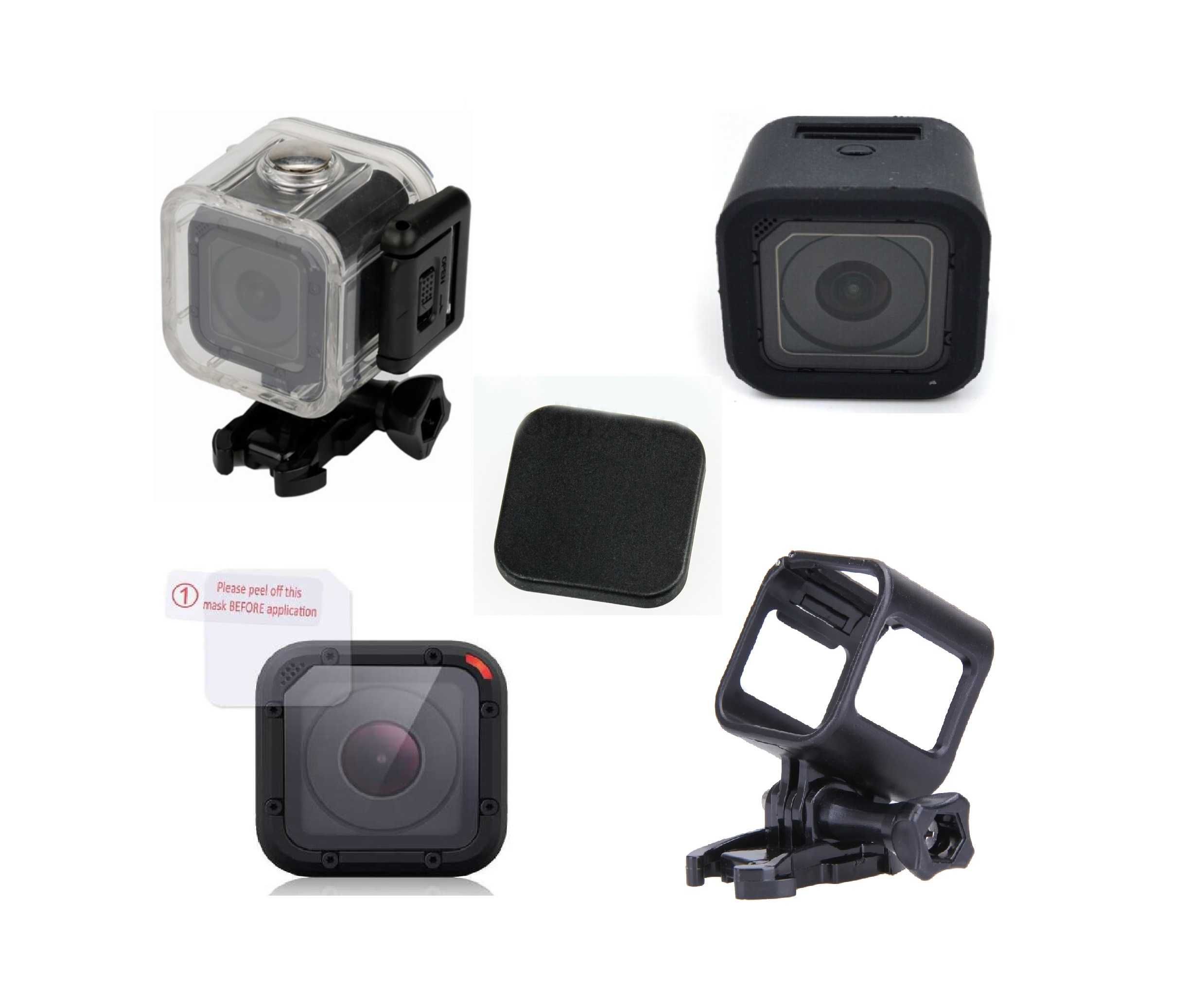 Accesorii pt Gopro Session 4 5 Carcasa waterproof Rama Husa Folie