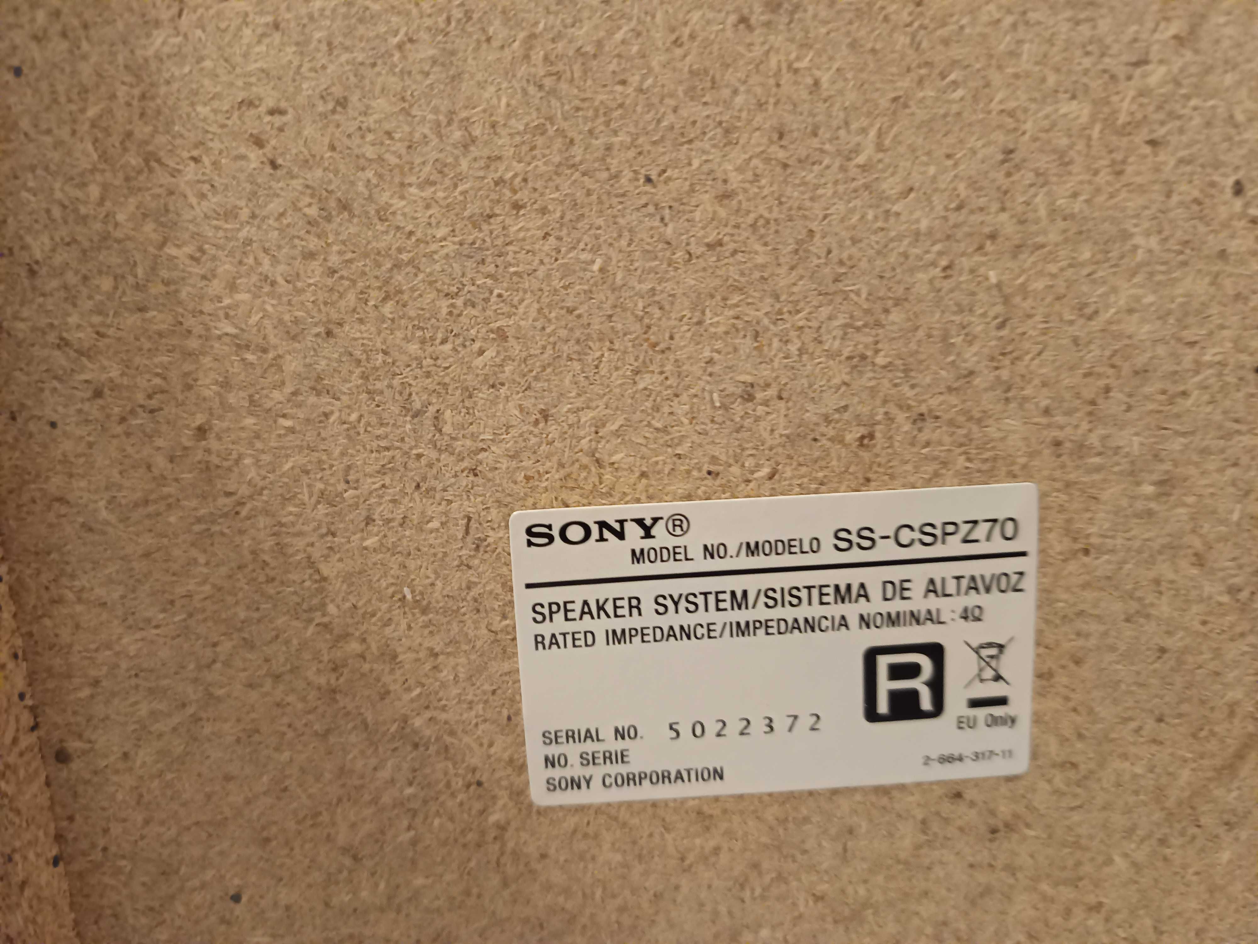 sistem audio sony --cd-radio-caset-amplifiicator-- cu 2 boxe 2x75w--
