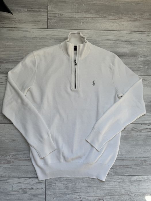 Мъжко! Чисто нов оригинален пуловер Polo Ralph Lauren Quater-Zip Cuton