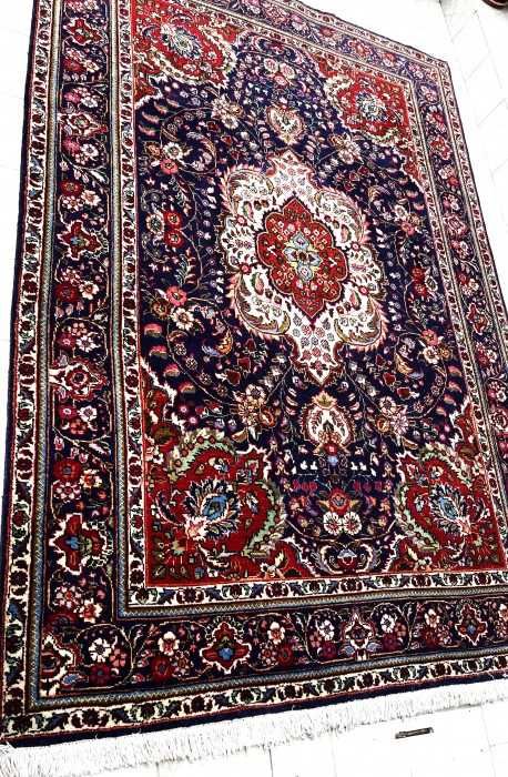 Spectaculos covor persan-Tabriz-manual-lana-original cu eticheta-Iran
