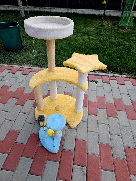 Ansamblu de joaca pisici. Cel Mare + Cel mic gratis. Sisal