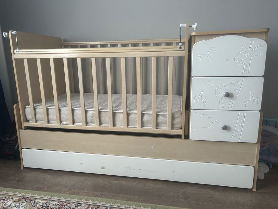 Манеж 4 в 1 ом с ящиками