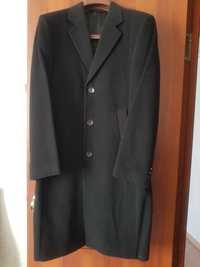 Пальто мужское кашемир, черного цвета