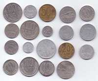 Monede romanesti diferite (1966-2001)-lot 19 buc.