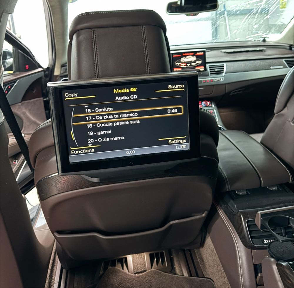 Interior Audi S8 plus televizor masaj venitilatie A8 d4 2010-2018