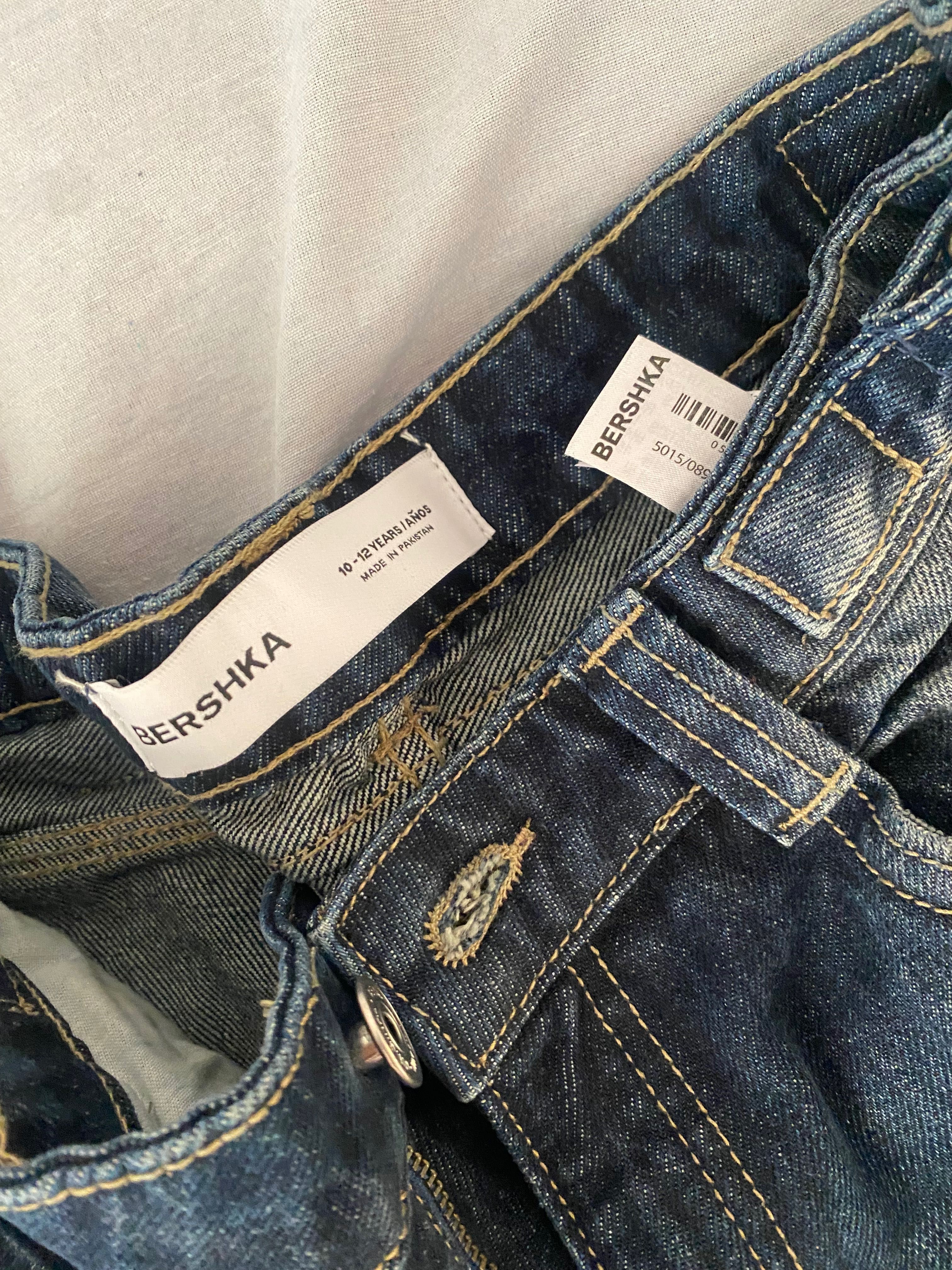 Дънки bershka тип балон с регулируема талия