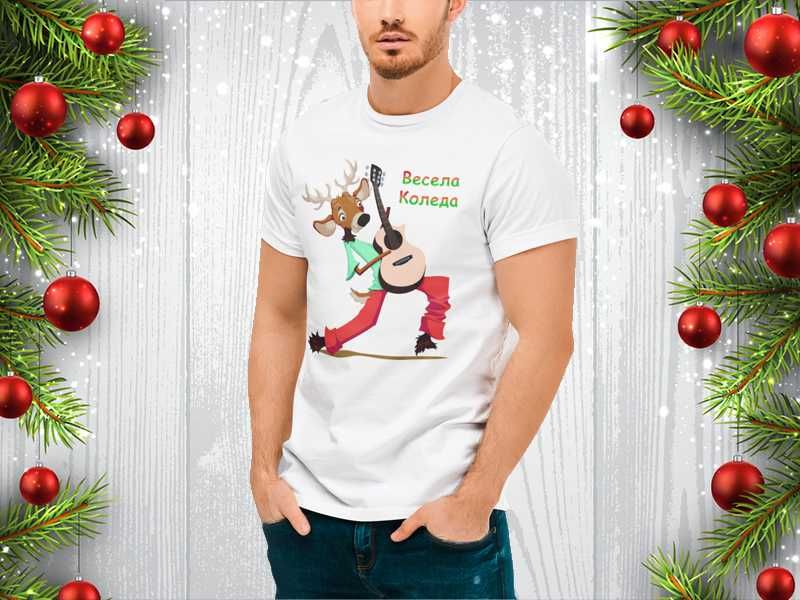 Забавни коледни новогодишни Рок тениски 4 модела