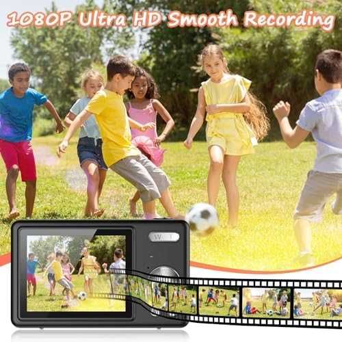 Нова 1080P FHD камера 44MP с 16X зуум и 32GB SD карта за начинаещи