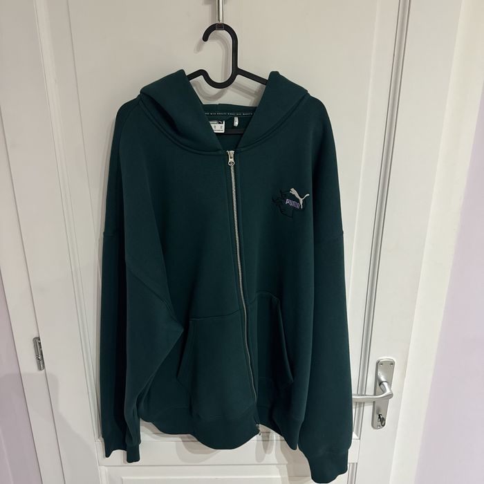 Hanorac verde Puma XXL (50-54)