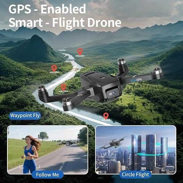 Dronă Toladrone TL16GPS cu cameră 4K, dronă cu GPS