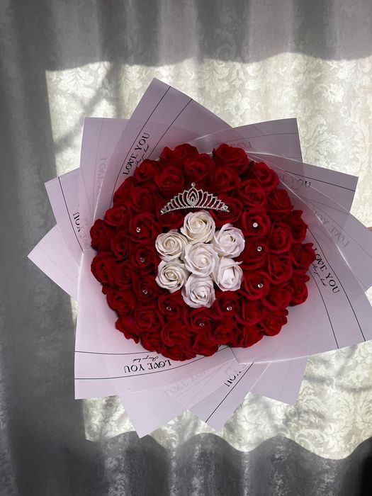 Buchet trandafiri sapun