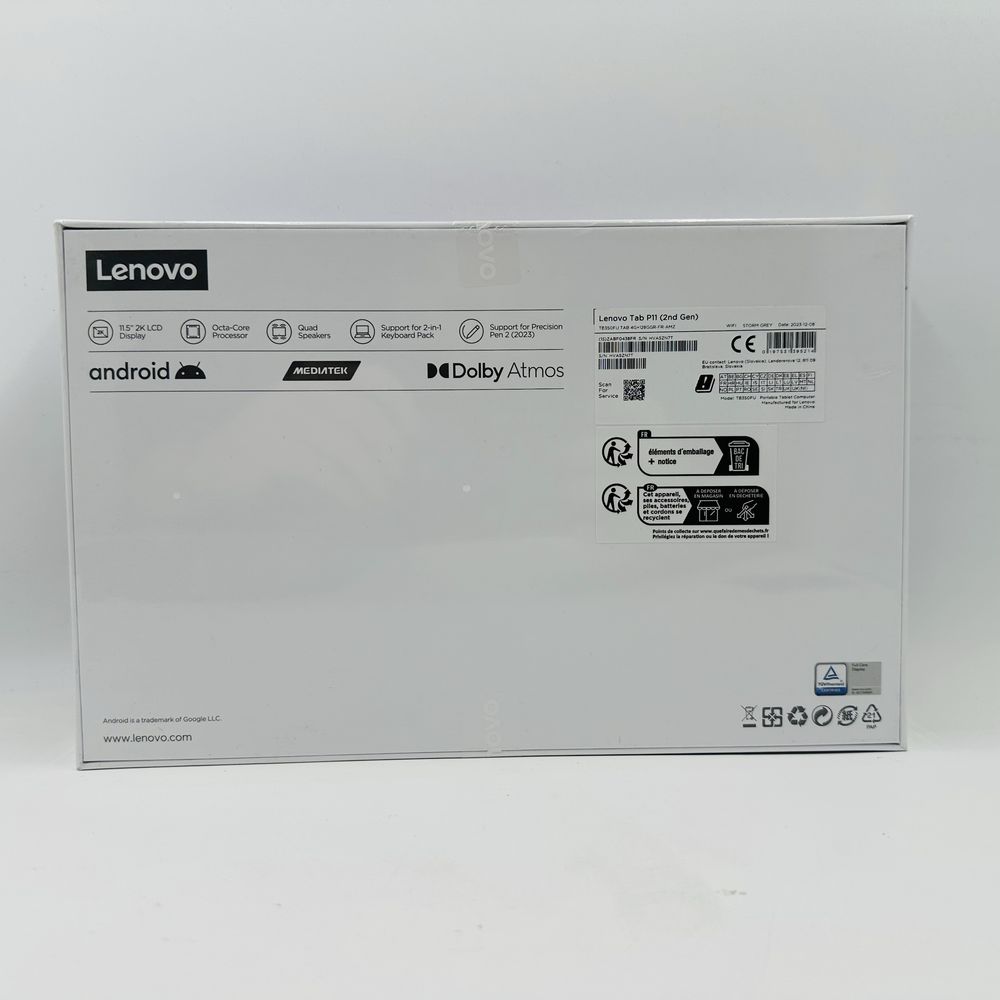 Tableta Lenovo Tab P11 (2nd Gen) Storm Grey 4/128GB