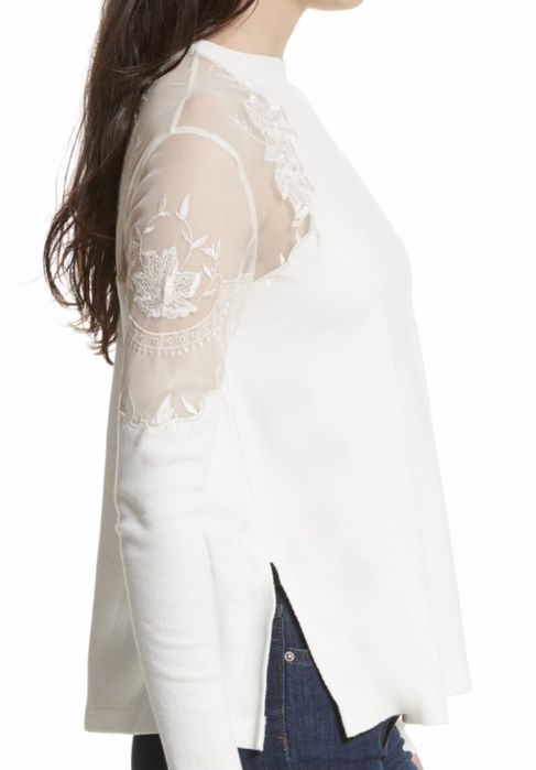 Top ivory Free People M