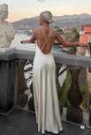 Rochie lunga ZARA cu spatele gol - marimea M